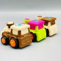 Kids Toy Mini Car Train, Friction Car Pull Back Train Gift For Kids And Children. 