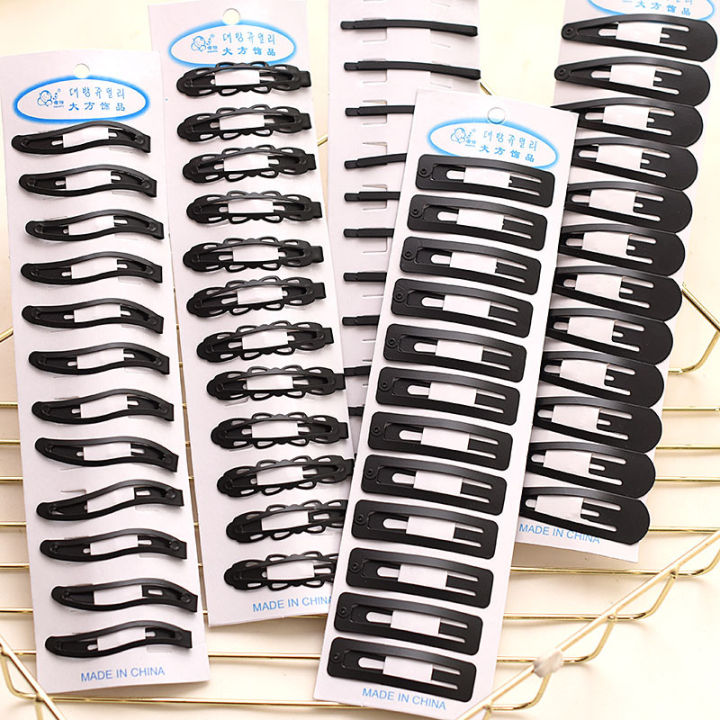 12%20Pcs%20Black%20Hair%20Clip%20Set%20%7C%20Simple%20Side%20Bangs%20Clip%20%7C%20Cute%20Hair%20Accessories%20for%20Girls%20%7C%20Hair%20Fixing%20&%20Styling%20Clips%20-%20Image%202