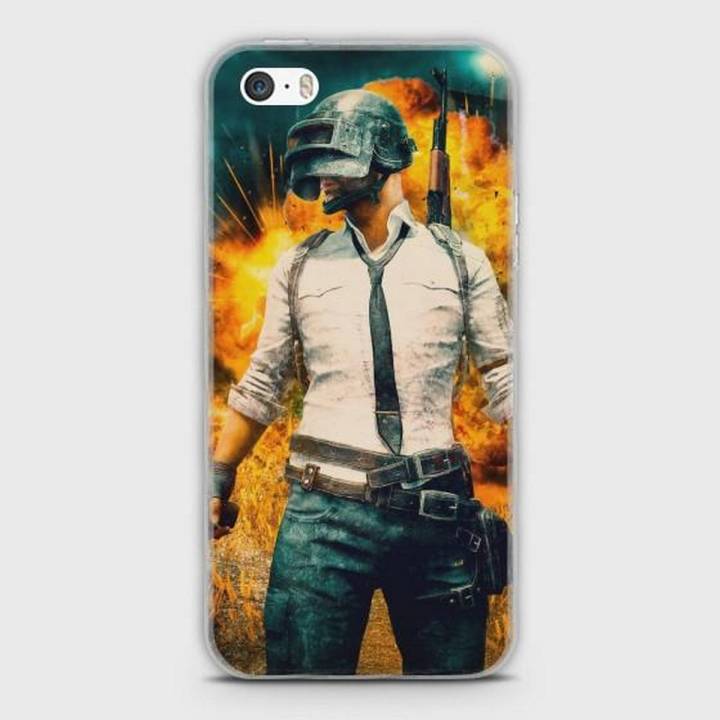 iPhone 5s Cover - SkinLee HQ Hybrid Case (Soft) - PUBG The Battleground - SKINLEE-498-1-91-10