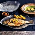 Imported High Quality MARINE Fish Shaped Transparent Glass Serving Dish. 