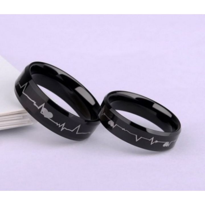 Heart%20beat%20Couple%20Ring%20Black%20Challa/Ring%20For%20Unisex%20-%20Image%203