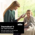 Braun Digital Ear Thermometer for Babies, Kids, Toddlers and Adults, ThermoScan 5 IRT6500, Display is Digital and Accurate, Thermometer for Precise Fever Tracking at Home uk import a1002. 