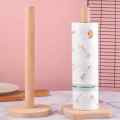 Wooden Kitchen Roll Holder Free Standing Paper Towel Holder Creative Tissue Holder For Bathroom And Kitchen. 