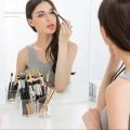 Lipstick Holder and Organizer Acrylic Round Lip Gloss Stand Makeup Storage Organizer Makeup Brush Holder S Shape Style. 
