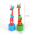 Giraffe Plush Toy Giraffe Toy Adorable Eco-friendly Dancing Portable Safe for Babies Colorful Puzzle Design Playtime Fun. 