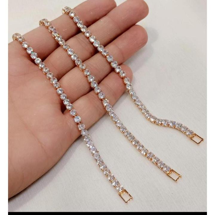 zircon gold plated Bracelet