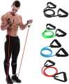 Extreme Resistance Toning Tube with Foam Handles | Heavy Duty Exercise   Equipment for Home in Home, Gym & Outdoor Workout for Men & Women (Multicolor). 