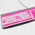 Universal desktop computer keyboard protective film Lenovo 104-key Shuangfeiyan Logitech Rapoo transparent bump button mechanical mat dust cover sleeve cartoon cute sticker full coverage. 