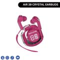 Air39 Wireless Earbuds | A39 Air pods | Air39 Earbuds | Crystal Clear Sound, Bluetooth 5.3, Transparent Case, Bass Stereo, Noise Reduction, Sports Headset with Microphone, Waterproof, LED Display | New Model Air A39. 
