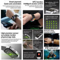 2025 New For OPPO Men Smart Watch Bluetooth Call Sports Watch Heart Rate NFC Waterproof Sports Women Smart Watch For Android iOS. 