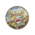 25 Styles Pokemon anime Metal Coin Charizard Commemorative Coin Pikachu Cards Playing Game Plated Favorites Gold Kids Toy Gift. 