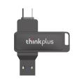 Lenovo thinkplus MU233 128GB 64GB 32GB USB 3.2 Type-C Dual-port U Disk Rotatable Metal USB Flash Drive High-speed Transmission U disk. 