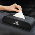 Car Tissue Box High Quality Honda Logo Pu Leather - Black  by D-store. 