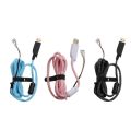 USB Mouse Cables Nylon Wire Replacement DIY Umbrella Rope Mouse Cable Line for FK2 EC1-B EC1-A EC1-B FK1 ZOWIE Mouse. 