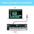 HiFing USB IN-OUT MIDI Interface Converter/Adapter with 5-PIN DIN MIDI Cable for PC/ Laptop/ Mac. 