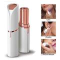 Flawless Facial Hair Remover for Women – Cell Operated, Portable Lipstick Design, Painless Face Hair Trimmer. 