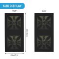 【NEW】 Custom West Coast Chopper Iron Cross Winter Headband Neck Warmer Men Women Hiking Running Tube Scarf Face Bandana Gaiter. 