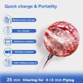 Flying Ball, Hover Ball Magic Controller Fly Orb, Boomerang Spinner Drone For Kids Adult Space Toy, Mini Soaring Flying Orb Ball With 360° Rotating RGB Lights Outdoor Indoor UFO Toys. 