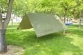Camping tent outer /Rain Tarp /Double outer for tent/ Parachute cover/TOP Covers /WITH NAILS AND ROPE ,BASE OR SHADE FOR CAMPING TENT WATER PROOF SHEET FOR CAMPING TENT CAMPING TENT OUTER  BROWN COLOR. 
