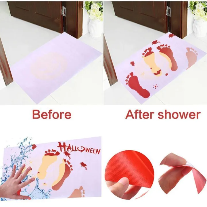 40%C3%9770%20cm%20Bloody%20Bath%20Mat%20Halloween%20Prank%20Gift%20Water-%20Blood%20Effect%20Horrible%20Funny%20Floor%20Mat%20Styling%20Memory%20Dries%20Relatively%20Quick%20-%20Image%202