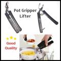 Hot Pot Pan Holder Gripper Lifter Clip Tong -Tool for Safely Lifting Hot Dishes and Bowls with Heavy Bearing Capacity. 