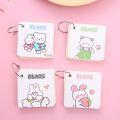 80 Sheets Binder Ring Flipping Flash Card Index Cards Notepad Combinable Study Cards Mini Note Book Message Card Note Paper Set. 