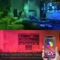 iLC Bluetooth smart light bulb Colour Changing LED Light Bulb B22 8W RGBW Controlled by APP, Sync to Music, Dimmable Multi-Color 60 Watt Equivalent[Energy Class A+]. 