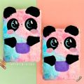 Plush Panda Diary Notebook Fluffy Faux Fur Notebook for Kids With Lined Paper, Diary Journal Writing Pad School Stationery Gift For Kids White. 