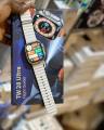 TW 28 Ultra Smart Watch 2.1 inch  large  Display  BT Calling  Waterproof Flash light Smart Watch. 