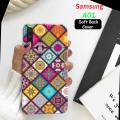 Samsung A01 Back Cover - Art Floral Soft Back Cover Case for Samsung A01. 