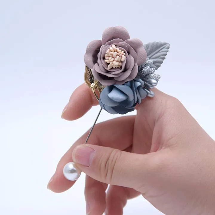 Sway%201Piece%20Groom%20Man%20Boutonniere%20Or%20Bride%20Girl%20Wrist%20Corsages%20Wedding%20Flowers%20Bouquet%20Party%20Decoration%20-%20Image%204