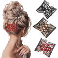 Magic Hair Combs Vintage Bead Stretchy Magic Clips Double Hair Clip Women Girls Hairpins Crystal Stretch Pearls Hair Accessories Hair Jewelry Hair Styling Decoration. 