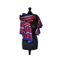 Sindhi Ajrak Multi Color Sindhi Ajrak - Printed Black Pakistani Sindhi Ajrak Neck Wrap / Scarf / Shawl Unisex - Traditional Sindhi Ajrak - Ajrak Shawls. 