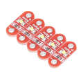 50 Pcs LilyPad LED Module White Wearable Surface-Mounted DIY Kit for Arduino 3~5V. 