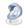 Tinnies Auto Baby Blue Digital Touch Display Swing with Remote Control & Bluetooth. 