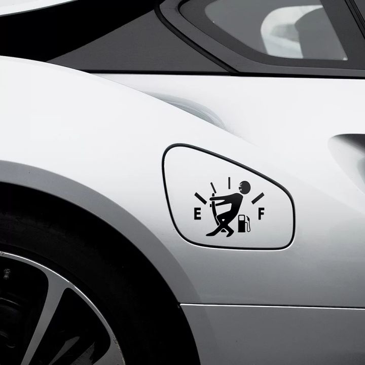 Fual Tank Sticker Car Fuel Tank Cover Sticker, High Gas Consumption Decal Fuel Gage Empty ...