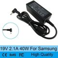 Power Adapter 40W 19V  For Samsung NP900X3E-K01US NP900X3D-A02US 3.0mm. 