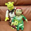Cartoon Anime Shrek Donkey Stuffed and Plush Toy Cute Monster Sorcerer Princess Finoa Novelty Gift Sleeping Doll Bag Pendant. 