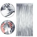 Silver Foil Curtains , size 6 Feet Length & 3 Feet Width  , Best for Birthday , Wedding , Engagement , Bridal Shower , Baby Shower and Anniversary parties Back drop Decorations. 