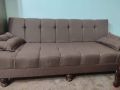Customize 3 Seater Sofa Come Bed unique style pure Imported furniture Fabric 12 years sofacombed. 