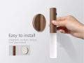 LED USB Wireless Wood Stick Night Light Warm Motion Sensor Wall Lamp Magnetic Corridor Cabinet Wardrobe Light Decor Home Light - 1 Piece. 