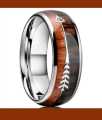 Korean Style Titanium Arrow Ring in Brown shades For Boys And Men. 