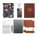 New Portable Bible Cover Stylish Zipper Bible Carrying Case Multi-functional Handbag Outdoor. 