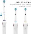Toothbrush Replacement Heads Medium Soft Dupont Bristles Precision Clean Brush Heads Refills For Oral B. 