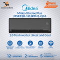 Midea 1 Ton Full DC Inverter AC | Model MSEZ2B-12HRFN1-QC6 Xtreme Plus Series | А++ Еnеrgу Сlаѕѕ | T3 Compressor | Heat & Cool | Up to 71% Energy Saving | WiFi Enabled | Self-Cleaning & Sterilization | 12 Years Warranty  / Midea Free Installation. 
