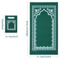 Large Size Muslim Foldable Portable prayer Mat for travelling, Portable Travel Prayer Pocket Mat - Musallah - Sajjadah - Janimaz - Janamaz - Jaenamaz -  safri janamaz- Islamic - Multi Color. 