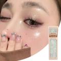 4Color Diamond Highlighter Eyeshadow Palette Makeup Glow Face Contour Shimmer Powder Illuminator Mashed Potato Highlight Makeup. 
