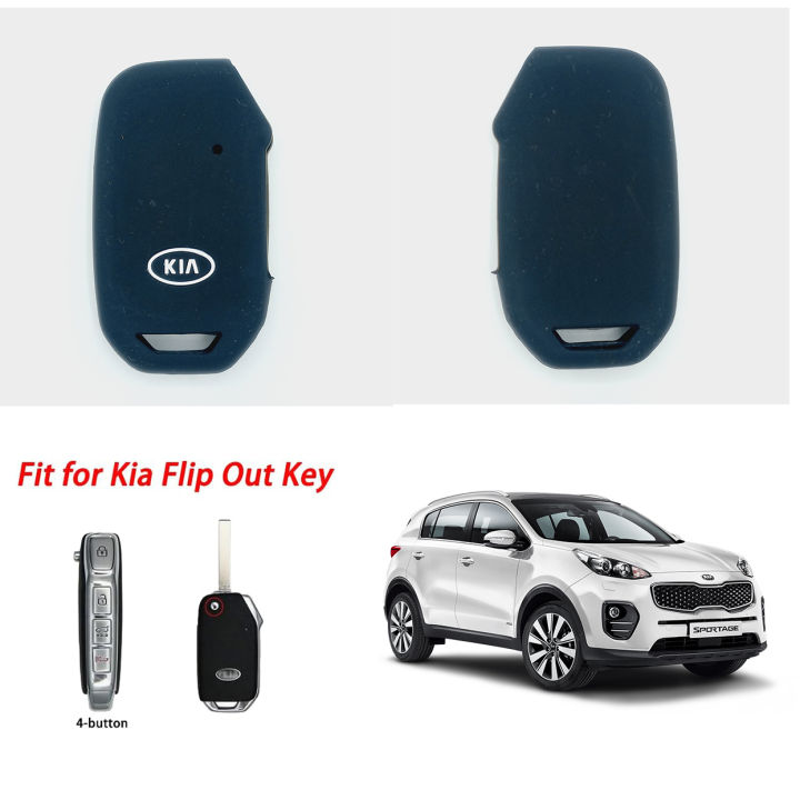 Silicone Key Fob Cover For Kia Sportage, Forte, Niro, Stinger, EV6, Sorento, Soul (4/5 Button Styles)