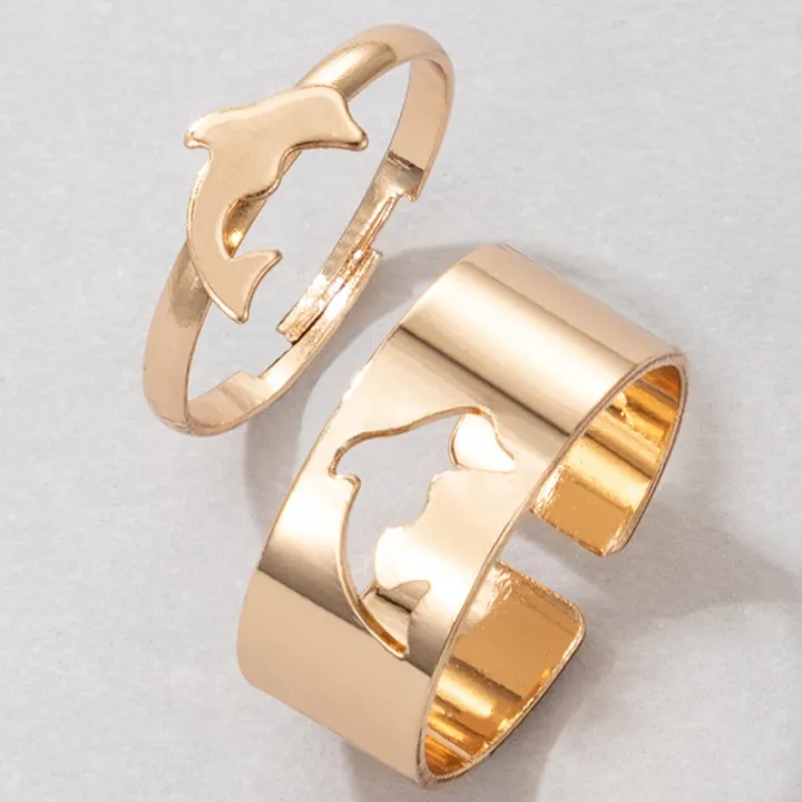 Trendy%20Dolphin%20Shape%20Couple%20Rings%20For%20Girls%20and%20Boys%20-%20Image%204