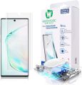 Whitestone Dome Glass Galaxy Note 10 And Note 10 5G Screen Protector,  Full 3D Curved Edge Tempered Glass Shield_ [Liquid Dispersion Tech] Easy Install Kit for Samsung Galaxy Note 10 - One Pack. 